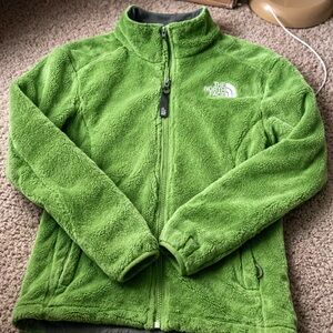 The North Face Green Fleece Jacket. Tags worn but everything else is great
